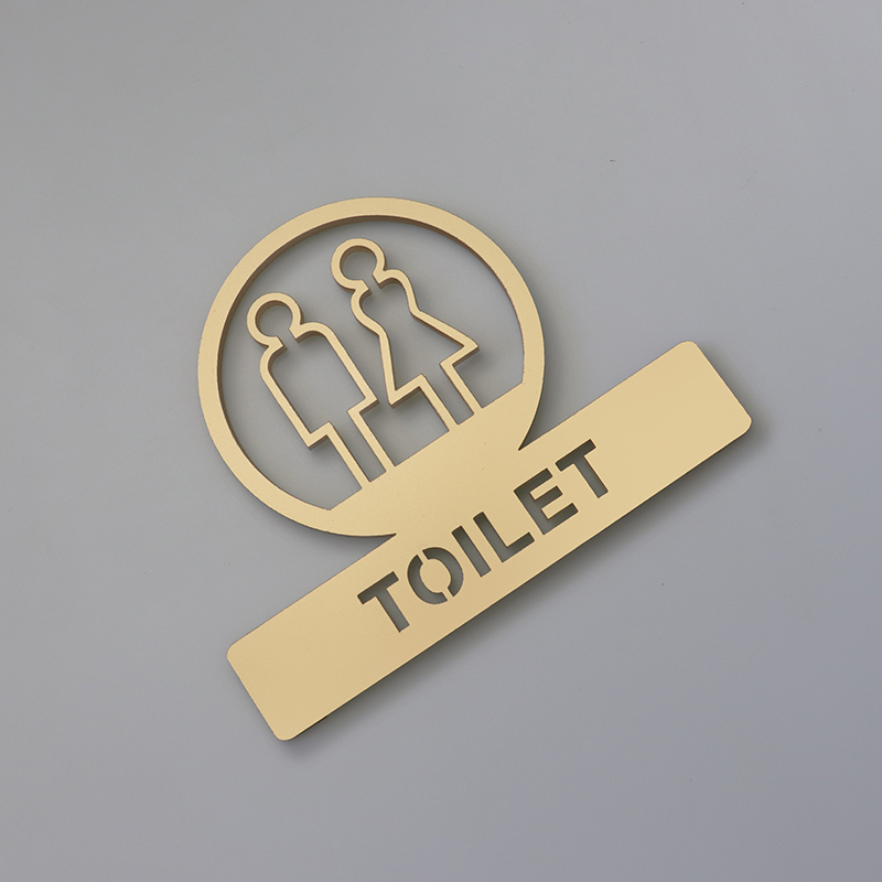 洗手间标识牌创意个性男女卫生间提示牌墙贴公共厕所wc标志牌门牌