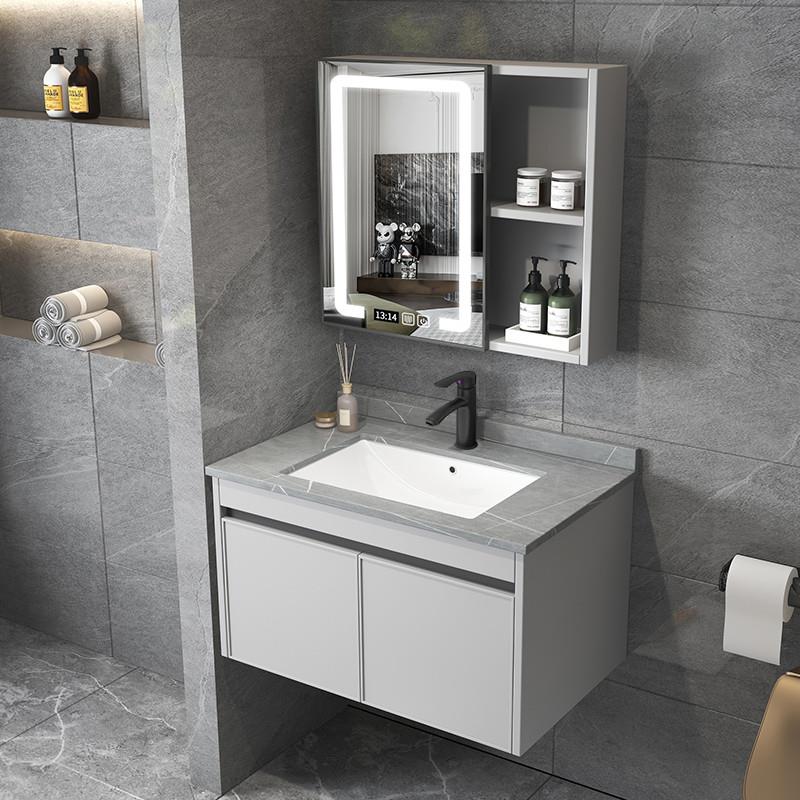 现代简约洗脸盆柜组合卫生间浴室柜洗漱台洗手池一体陶瓷洗面台盆
