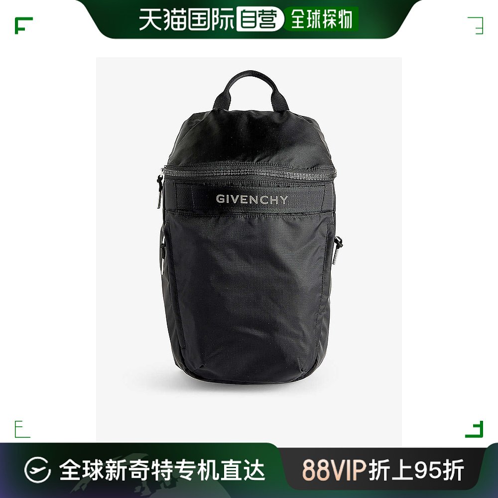 香港直邮潮奢 Givenchy 纪梵希 男士G-Trek 品牌标识梭织双肩包