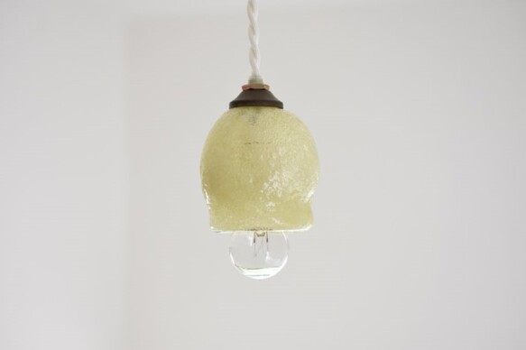 日本制作家款 奶油黄玻璃小吊灯 创意设计雅致可爱型小灯氛围灯