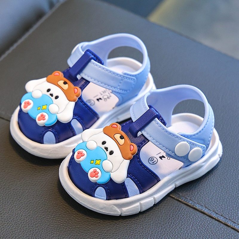夏季宝宝凉鞋男女儿童塑料防滑婴幼儿学步鞋步前鞋软底0-1-2-3岁
