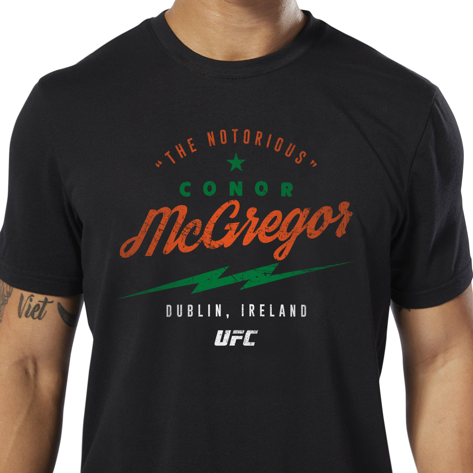 MMA综合格斗UFC自由搏击康纳麦格雷戈嘴炮纯棉训练运动短袖衫T恤