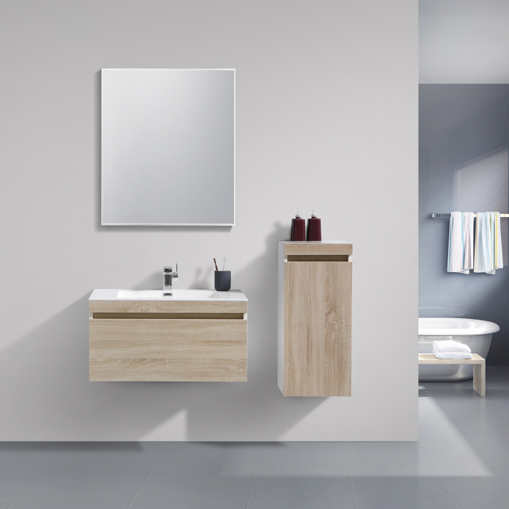北欧智能浴室柜组合轻奢现代简约落地式卫生间洗漱台洗脸洗手盆柜