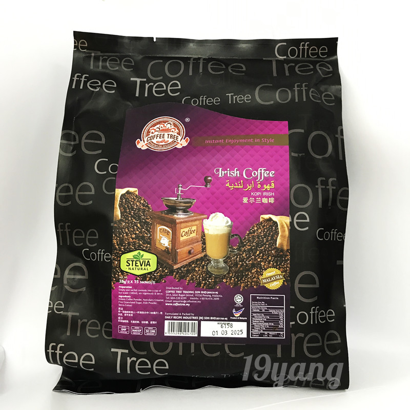 马来西亚代购 COFFEE TREE 咖啡树槟城白咖啡  Irish 爱尔兰咖啡