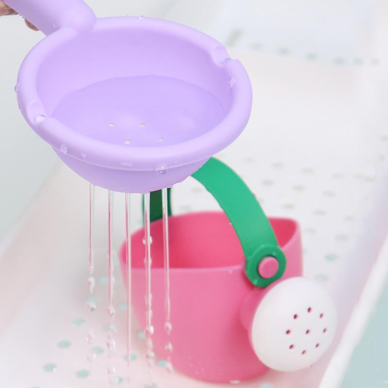 宝宝玩水玩具浴室洗澡儿童浴缸澡盆套装男孩女孩戏水花洒水壶勺子