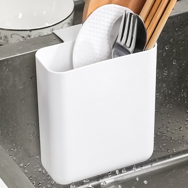 筷子沥水篮厨房水槽餐具滤水置物架塑料悬挂洗菜篮洗碗池水池挂篮
