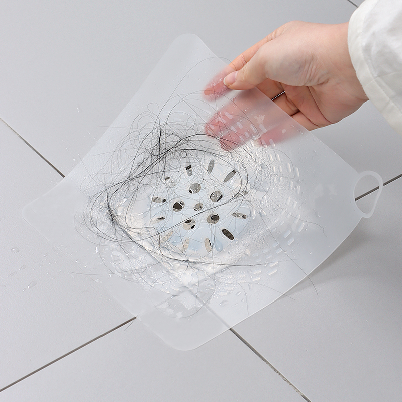 卫生间硅胶地漏防臭下水道防头发过滤网浴室毛发防堵塞神器水槽盖