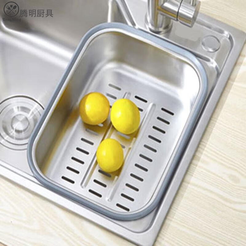 厨房304水槽沥水架不锈钢沥水篮洗菜盆晾碗筷置物架洗碗池置物架