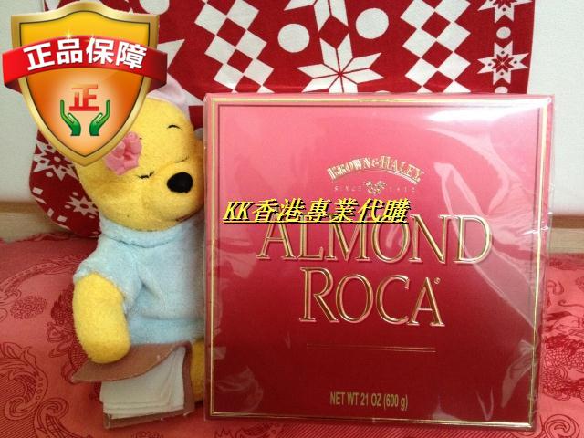 香港代购 美国ALMOND ROCA 樂家杏仁糖250克 罐装