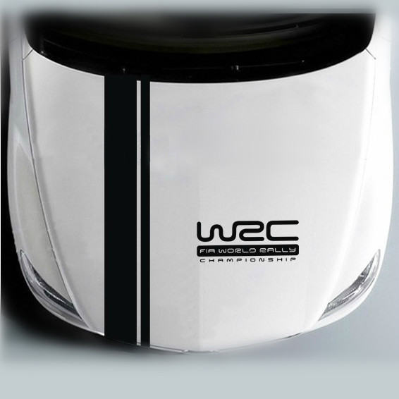 WRC平行线改装汽车拉花引擎盖贴车门整车贴机盖装饰刮痕贴纸贴花