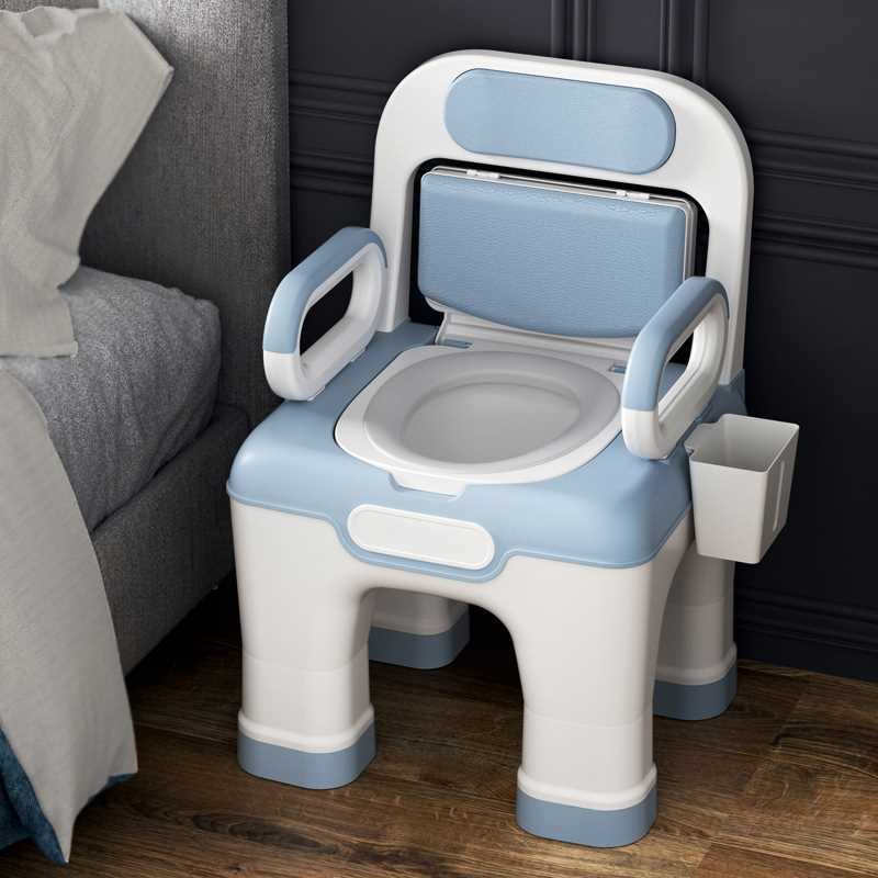 老人坐便器成人孕妇家用室内可携式厕所座椅防臭老年人可移动马桶