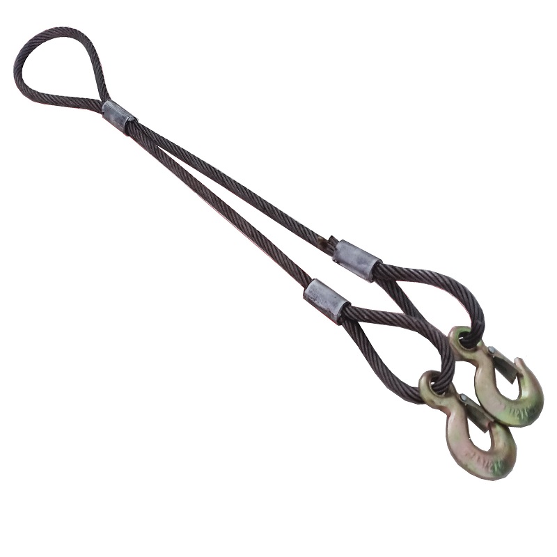 推荐直径13毫米钢丝挂钩吊索具搬运吊装索具设备移挪维修工具固定
