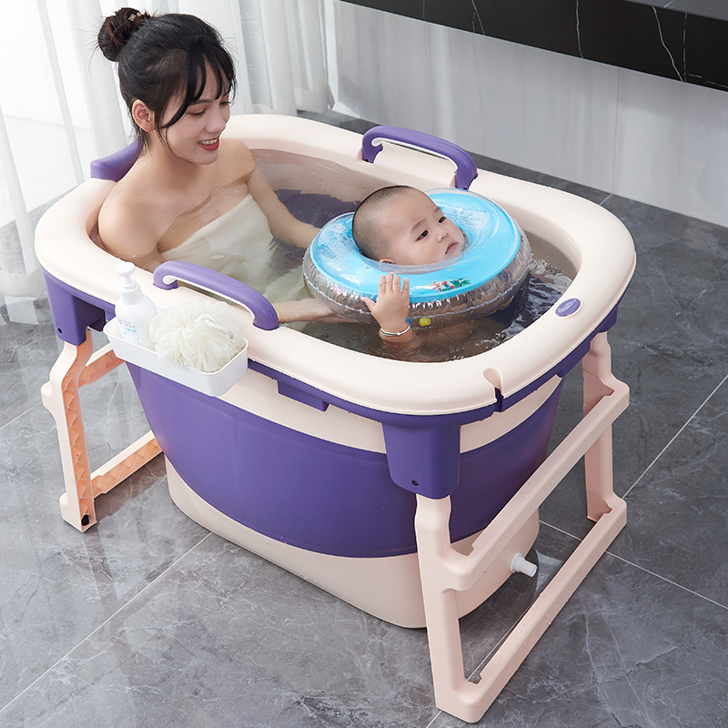 婴儿家用游泳池宝宝超大折叠游泳桶儿童室内大型恒温小孩洗澡浴缸