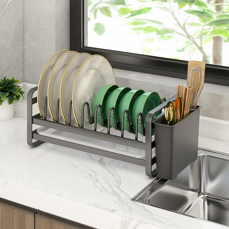 推荐窗台窄款碗碟碗盘厨房置物架小型家用橱柜内碗柜收纳水槽沥水