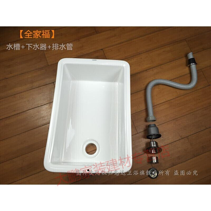 网红陶瓷水槽厨房水槽厨房洗菜盆洗◆新款◆手池老式单槽阳台洗衣