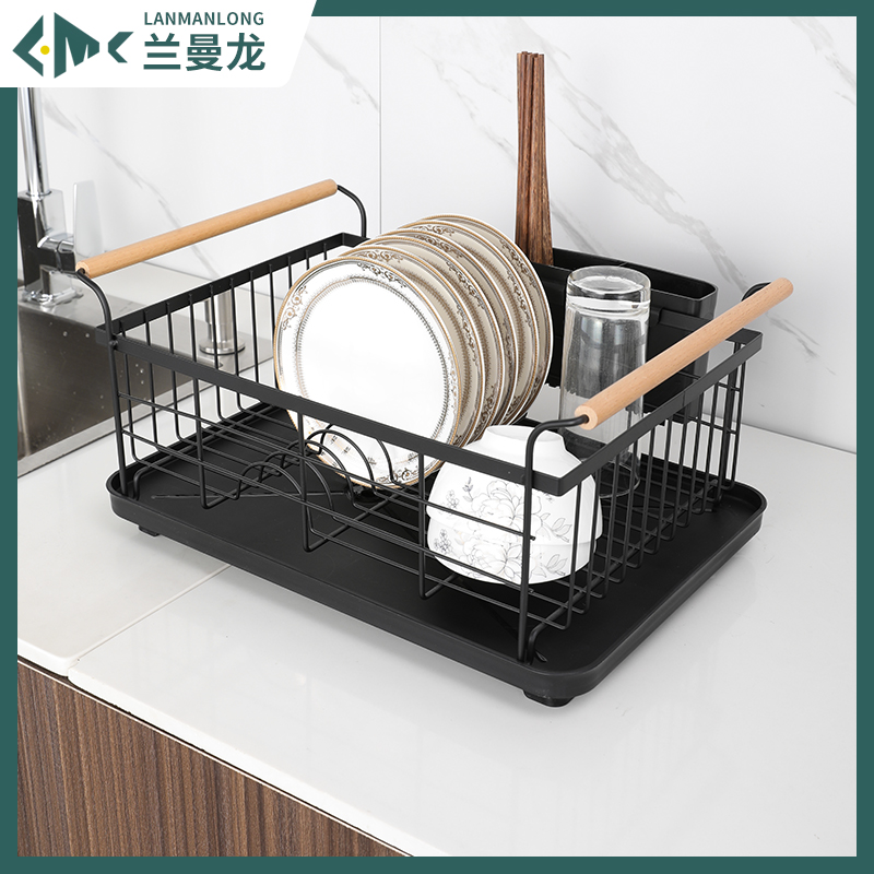 厨房收纳置物架不生锈厨房置物架沥水落地碗筷收纳厨具水槽置物架