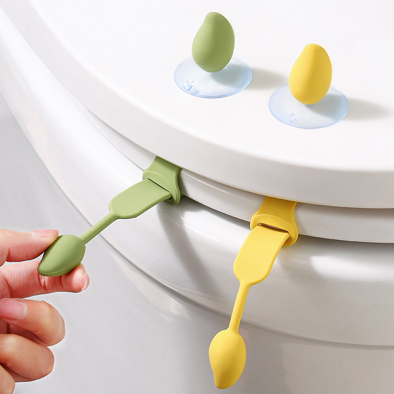 日本硅胶马桶提盖器不脏手厕所手提神器家用智能座圈马桶盖掀开器