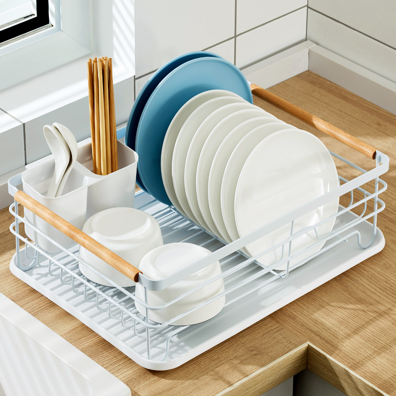 厨房置物架碗碟碗盘收纳架沥水架家用多功能放碗架碗筷收纳盒碗柜
