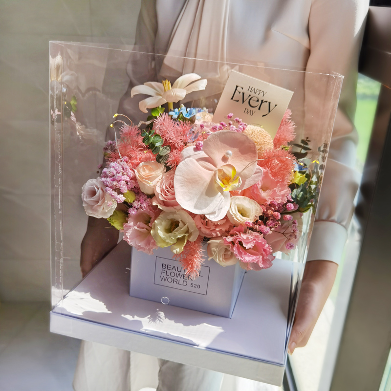 母亲节鲜花送妈妈闺蜜上海南京杭州同城速递粉玫瑰生日花束礼盒装