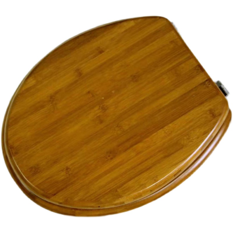 加厚毛竹马桶盖通用坐便器盖板子座厕板盖圈UVO型老式家用木纹i.