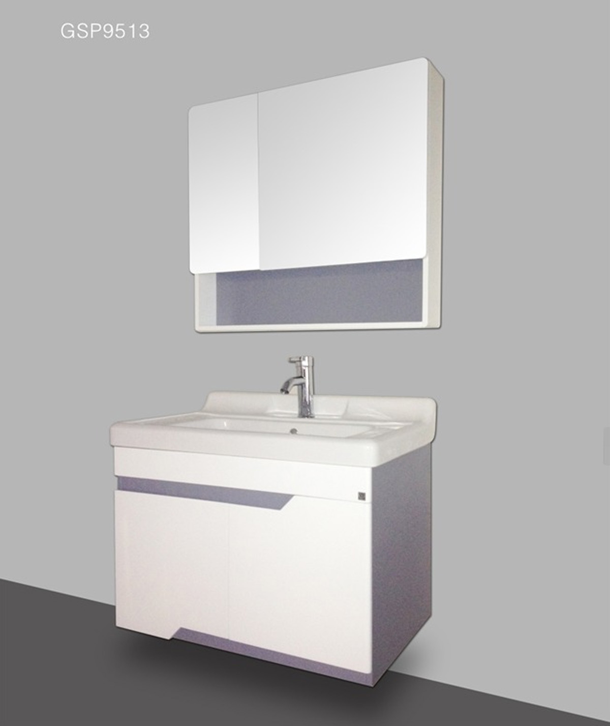 实体正品CRW英皇卫浴浴室柜实木新款SP9513现代柜洗手盆