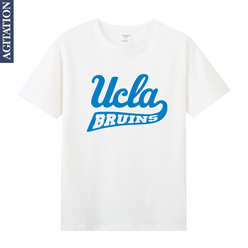 UCLA大学加州洛杉矶分校NCAA短袖雷霆威骑士纪念短袖T恤男女宽松