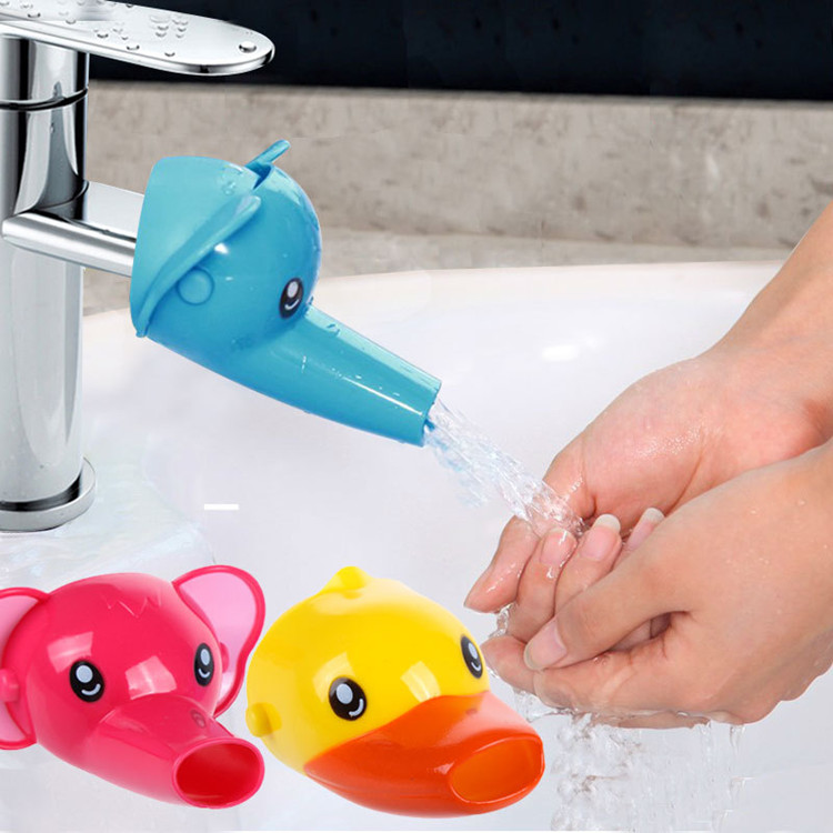 水龙头延伸器防溅水头儿童卡通宝宝洗手延长器可爱加长青蛙大象