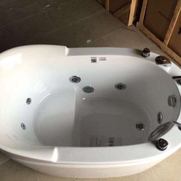 浴缸亚克力家用小户型独立式冲浪按摩家用普通浴缸1215米