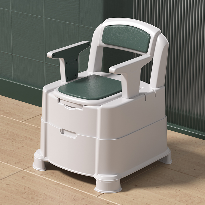 孕妇马桶坐便器家用可移动便携残A疾老年人孕妇病人座便椅室内扶