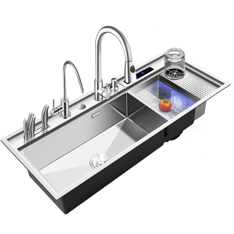 雅仕特智能净化水槽超声波洗碗厨房一体式全自动清洗洗菜机不锈钢