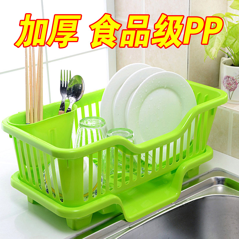沥水碗盘架台面水槽厨房碗碟架沥水架碗盘碗筷碗柜加厚沥水篮碗架