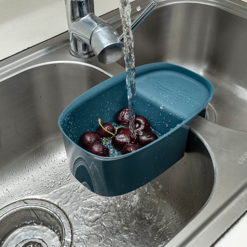 水槽沥水篮厨房水池沥水架家用滤水架洗碗槽挂式水果洗菜盆洗菜篮