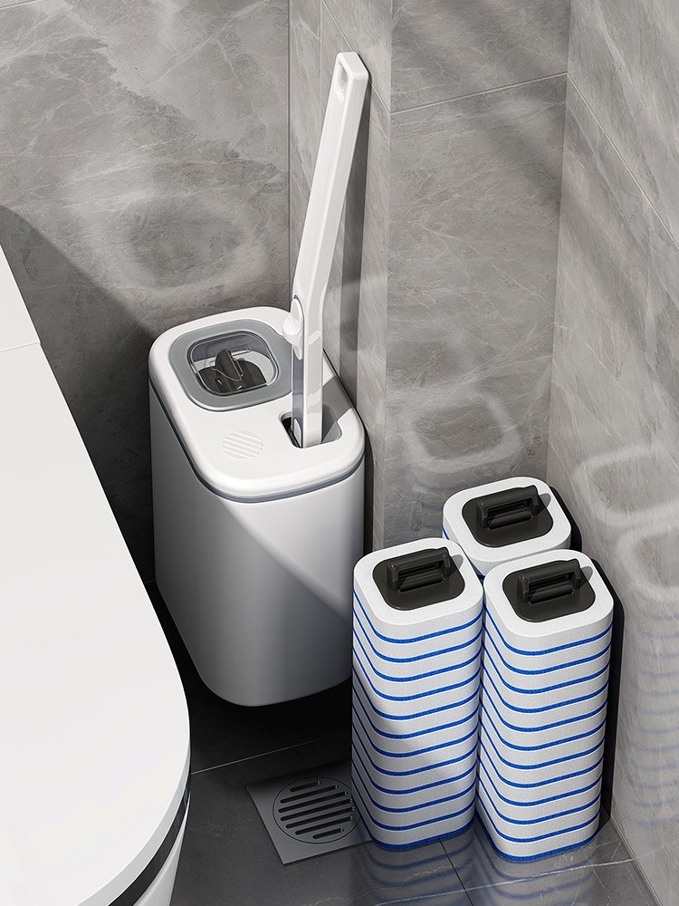 日本进口MUJIE一次性马桶刷家用洗厕所神器卫生间清洁无死角刷子