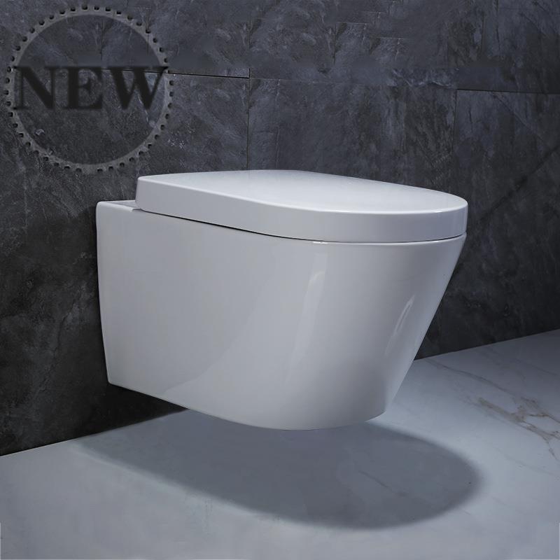 卫浴洁具悬挂式马桶 大口径冲落式 易清洁◆新款◆ 带入墙式水箱