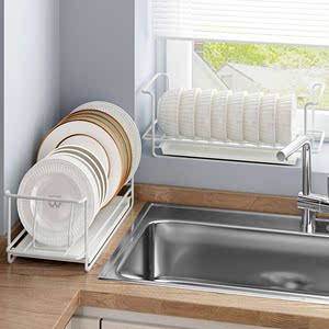 拉篮碗柜橱柜碗碟收纳架碗盘碗架小型置物架厨房水槽架厨房沥水架