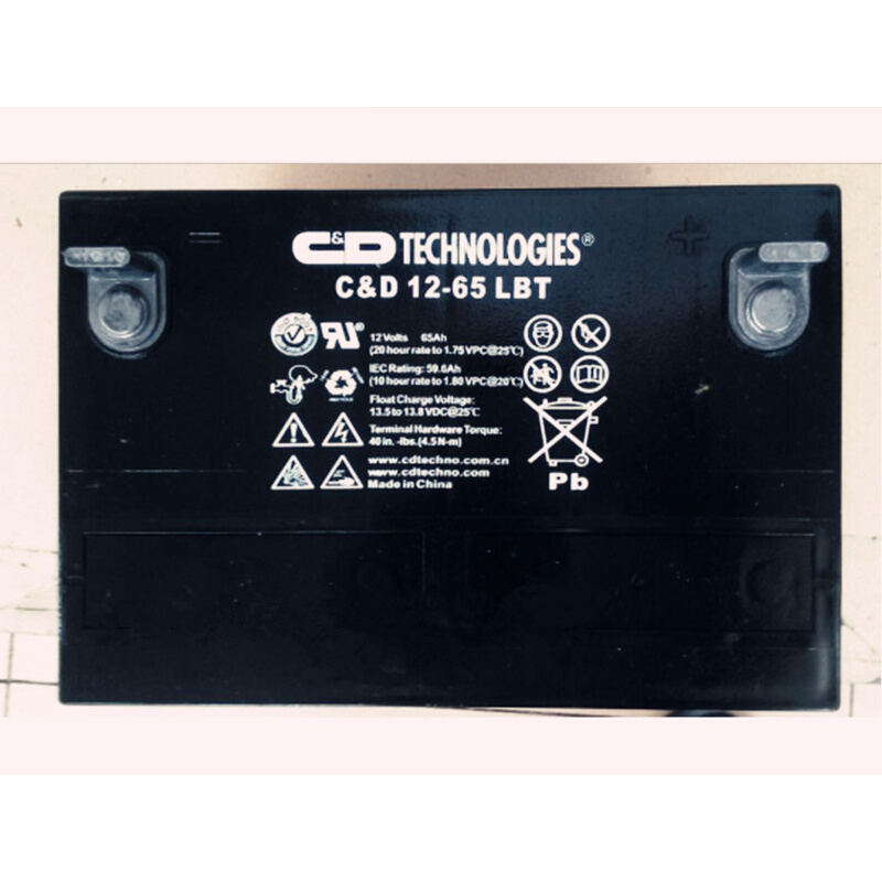 西恩迪C&D 12-65LBT UPS蓄电池 大力神蓄电池 12V65AH 正品行货