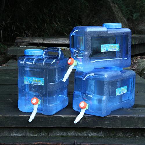 户外水桶车载自驾游储水箱纯净矿泉水家用储水用蓄水塑料桶带龙头