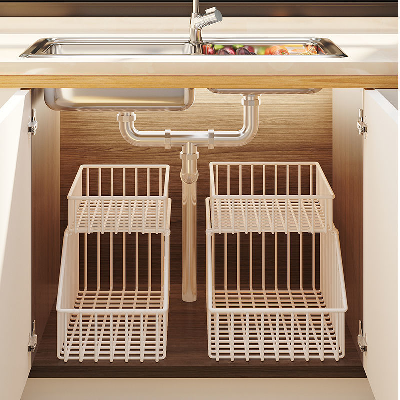 新款调料架卫生间多功能收纳神器橱柜分层储物架厨房下水槽置物架