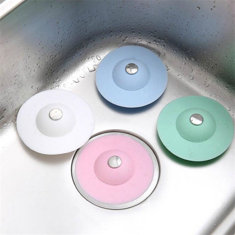 厨房水池塞子卫生间水槽下水道防臭器按压式地漏盖洗手盆塞堵漏水