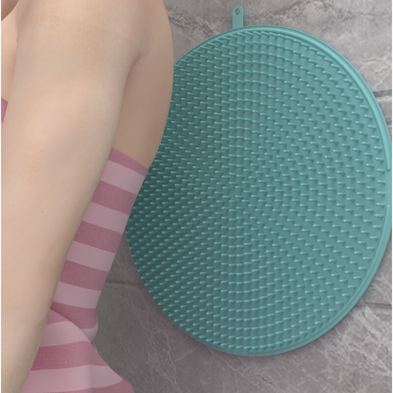 硅胶搓背神器懒人搓脚浴室按摩洗澡不求人后背浴缸防滑吸盘搓澡垫