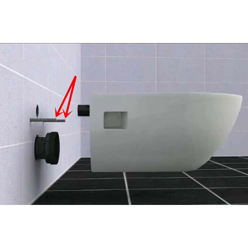 厕金属杆水箱螺丝暗装马桶隐藏座便器式安装挂固定挂壁杆加长入墙