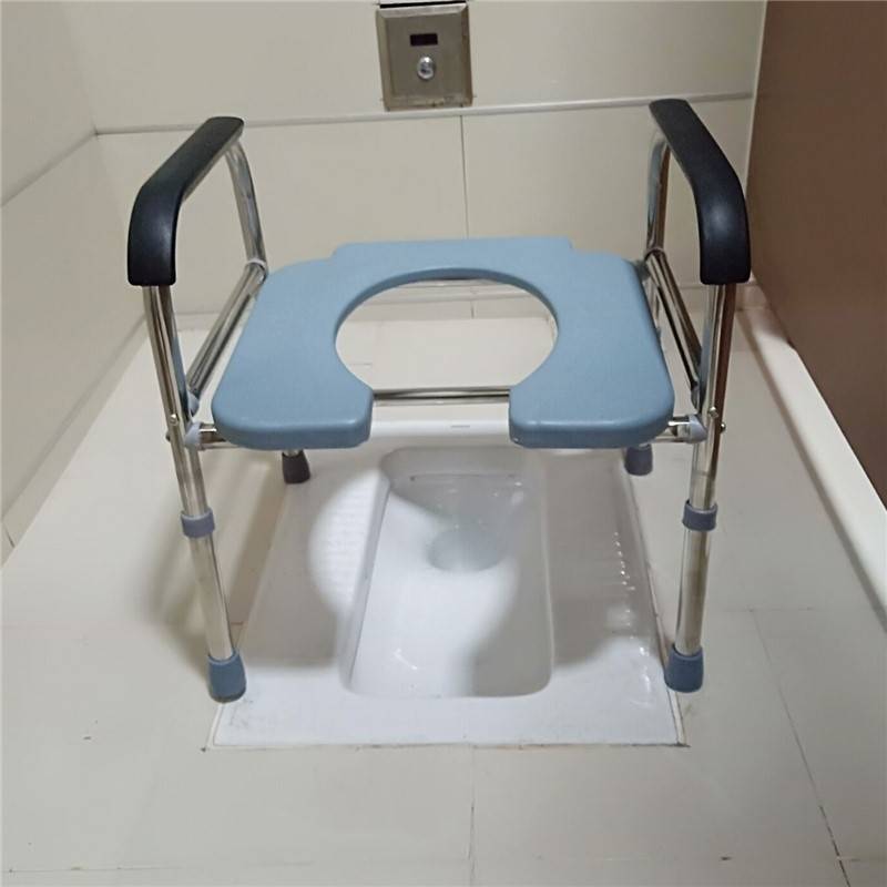 蹲便椅子加粗移动坐便残疾人不锈钢孕妇坐便器凳老人马桶坐便架子