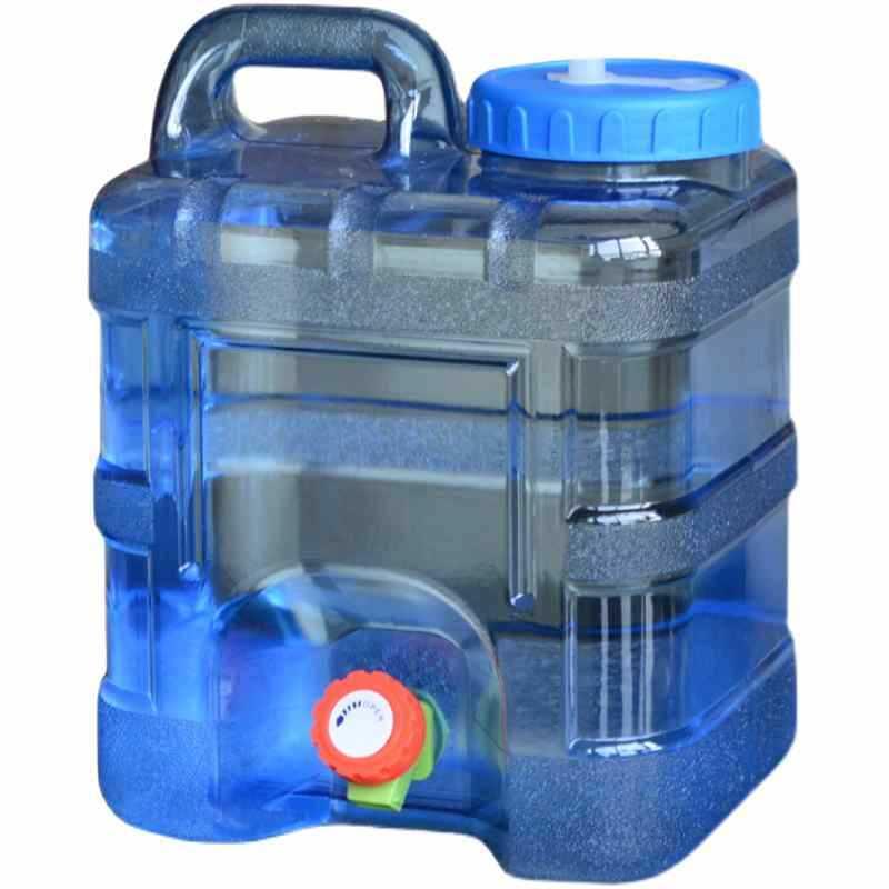 加厚户外水桶家用储水用车载带水龙头蓄水大容量装水饮水纯净水箱