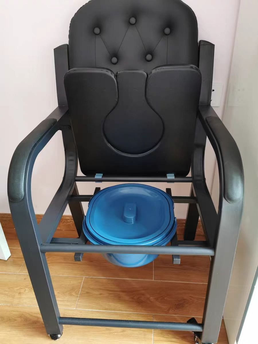 马桶椅孕妇家用可移动加固大便椅老年人坐便椅子防滑残疾人坐便器