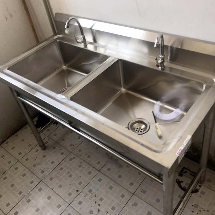 不锈钢水槽双槽小尺寸厨房洗菜盆子莱家用洗碗槽单槽盘洗手盆简易