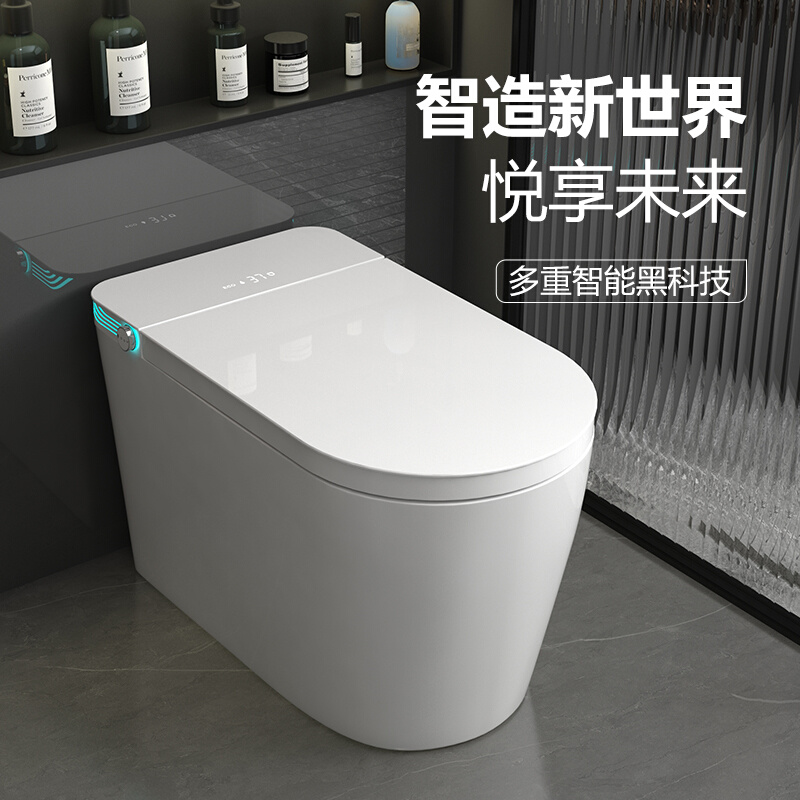 新款智能马桶坐便器全自动一体式家用无水压限制小户型紫外杀菌座