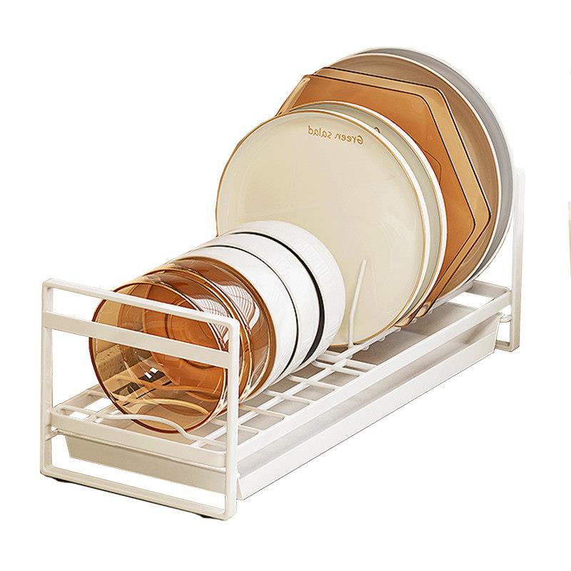 免安装碗盘收纳架厨房置物架水槽沥水架家用橱柜内筷盒放碗碟架子