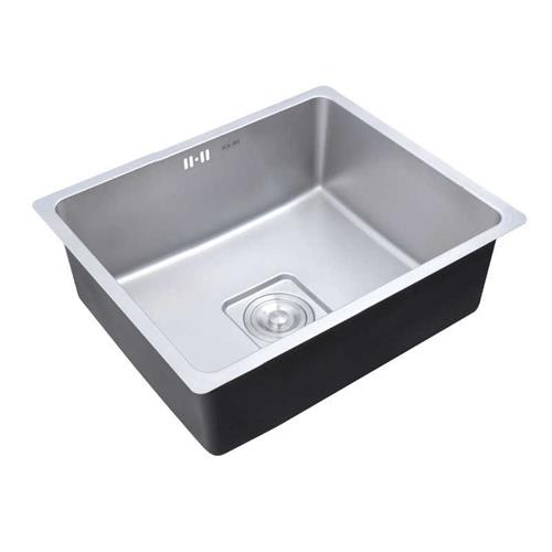 厨房SUS304不锈钢 水槽 小单槽 正方形加厚洗菜盆 仿手工盆淘菜盆