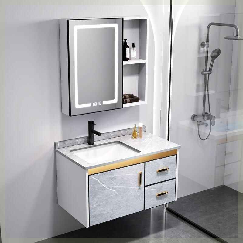 卡科摩斯太空铝浴室柜洗脸盆柜组合卫生间洗手台盆一体洗漱台现代