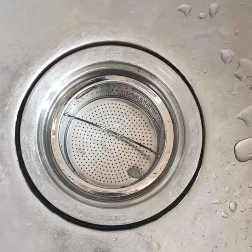 厨房水槽配件过滤网水斗洗菜盆水池滤渣漏网水漏塞子不锈钢封